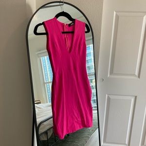 Hot pink Lulus bodycon dress